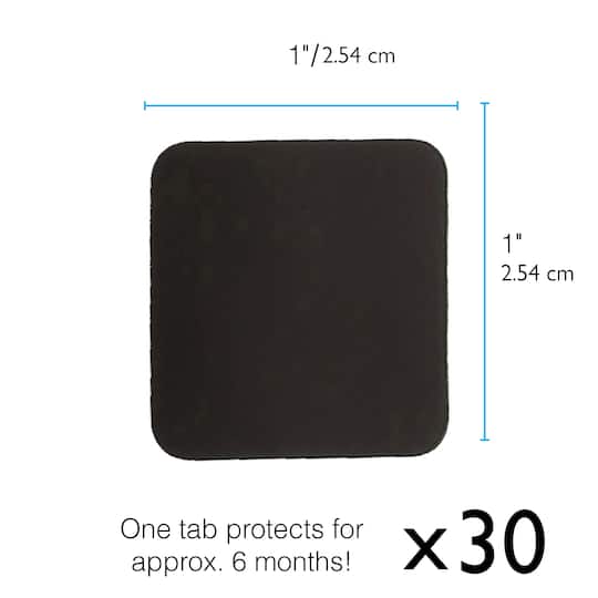 1" Anti-Tarnish Tabs, 30ct. by Bead Landing™